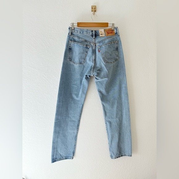 Levi’s 501 Good As Silver High-rise Straight Leg Denim Jeans Size 28x30 - Picture 10 of 10